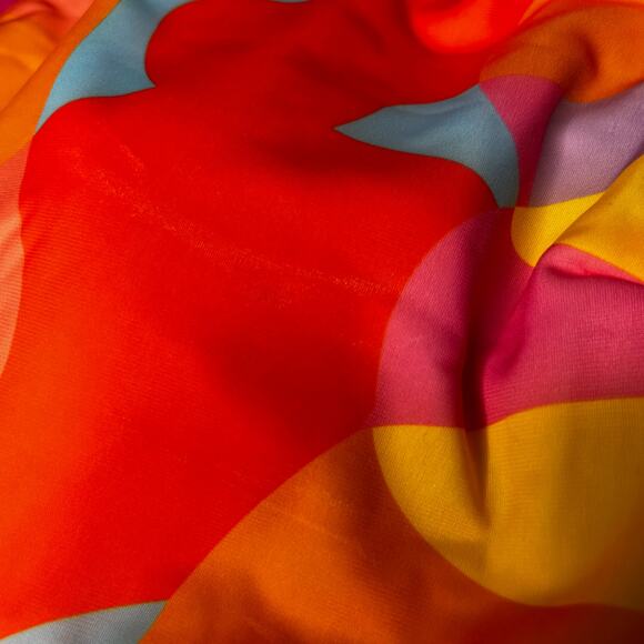 Soly Hux Tankini Ruffle Geometric Neon Swimsuit New Large - Picture 6 of 13